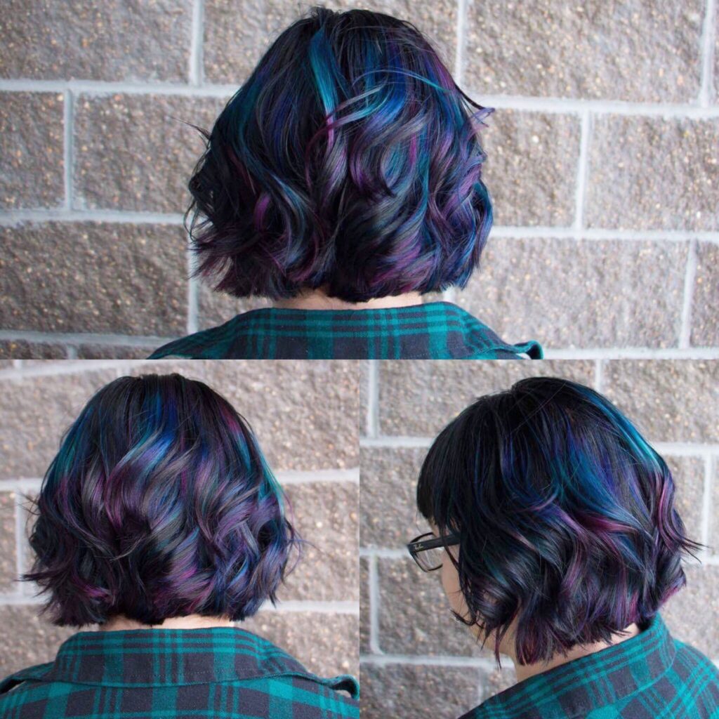 Oil Slick Hairstyle